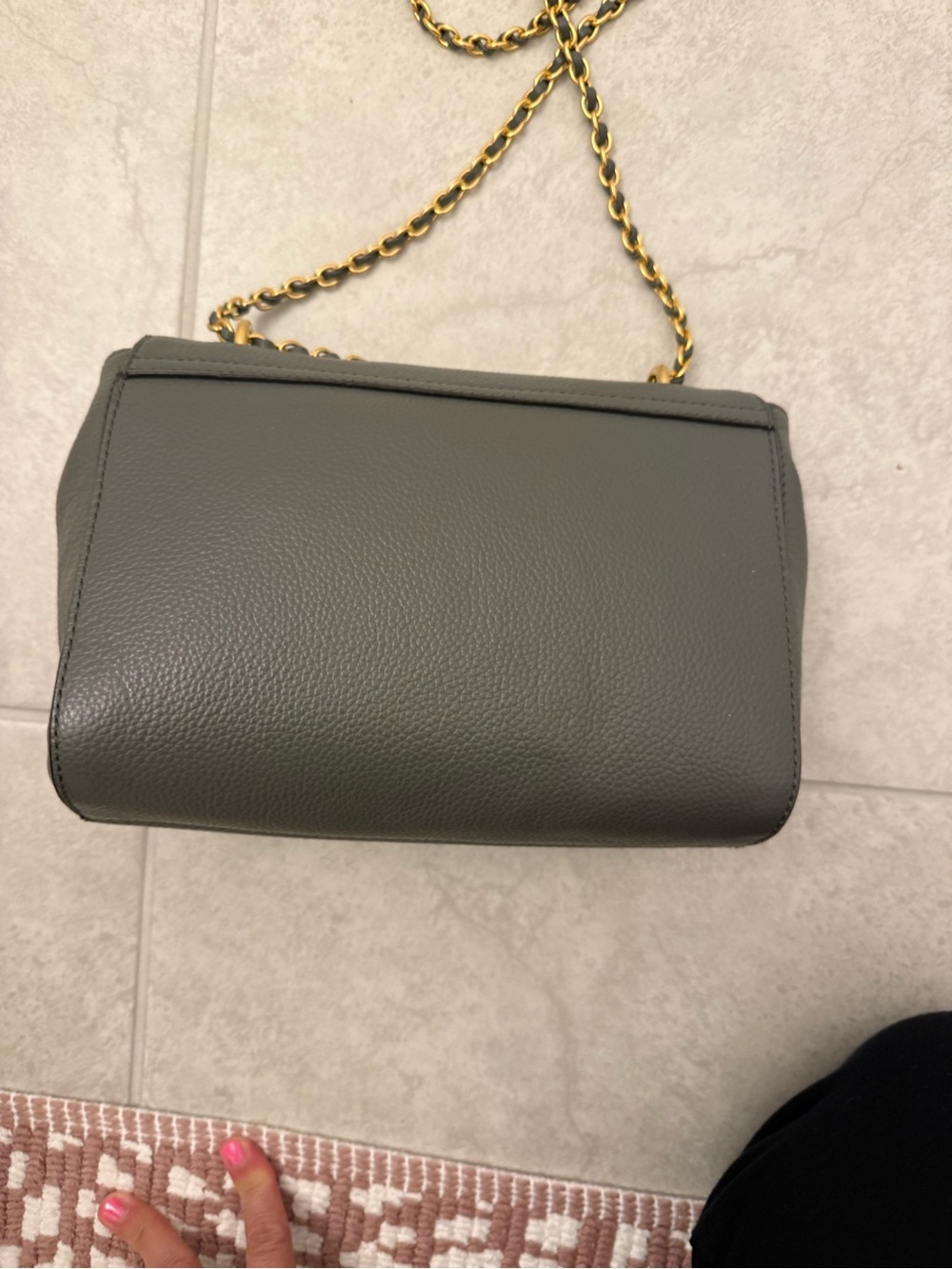 Mulberry Lily Charcoal Small Classic Grain Leather Bag - Picture 8 of 11